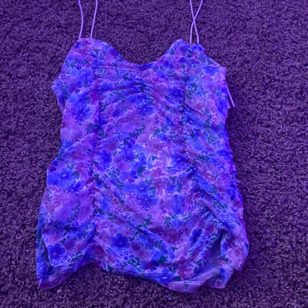 floral tank top